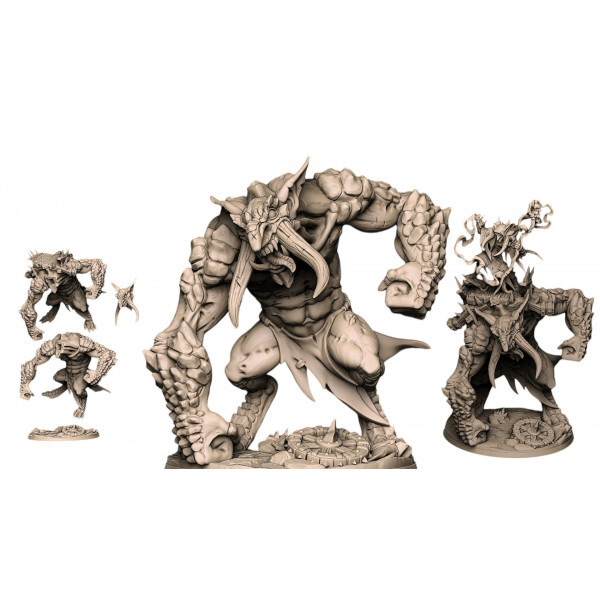 Blackrazor Troll monstre miniature Artisan Guild pour enrichir vos décors de wargame