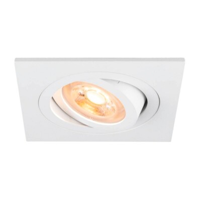 SLV 1007377 NEW TRIA 75 Deckeneinbauleuchte für GU10, IP 20, weiß