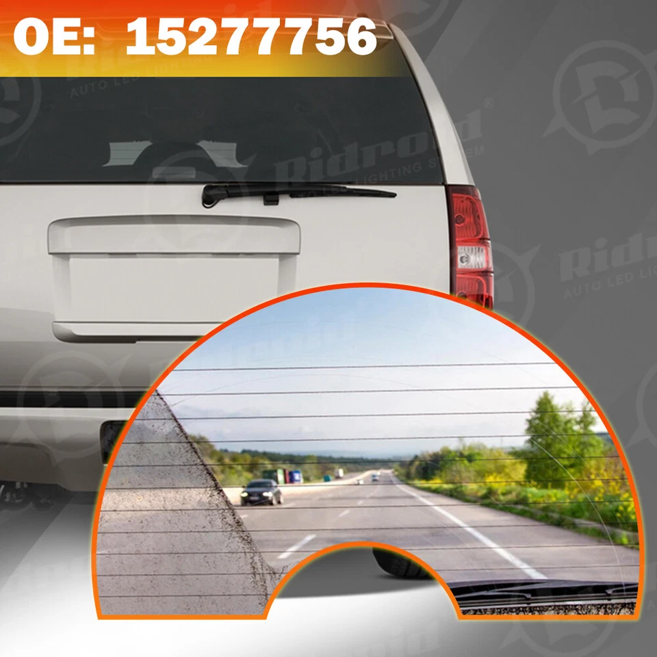 Rear Wiper Arm with Blade for 15277756 07-13 GM Escalade Suburban Tahoe Yukon XL - Image 2 of 4