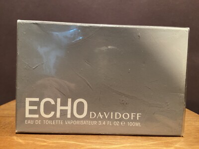 ECHO DAVIDOFF 3.4 OZ / 100 ML Eau de Toilette Spray FOR MEN New in SEALED Box