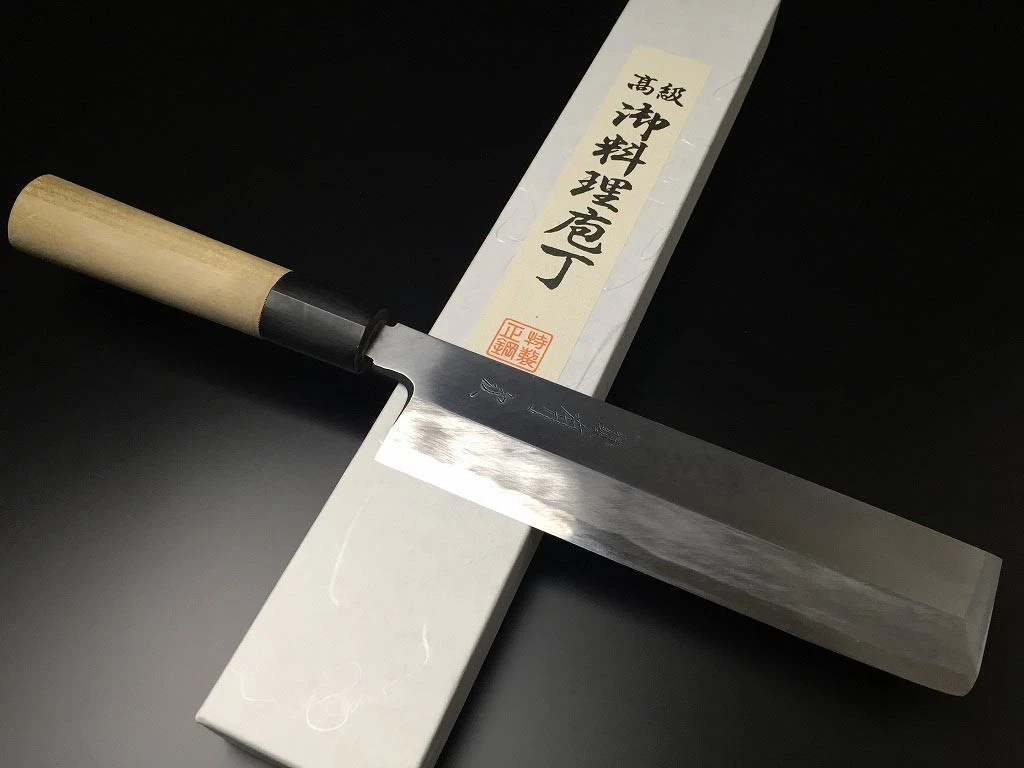 Japanese Knife Chef ARITSUGU Usuba White Steel 150 mm 5.90" Gift Japan Knife N