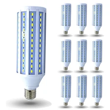 E26 E27 LED Corn Light Bulbs 6000K Cool Daylight White 30W 400W Equivalent