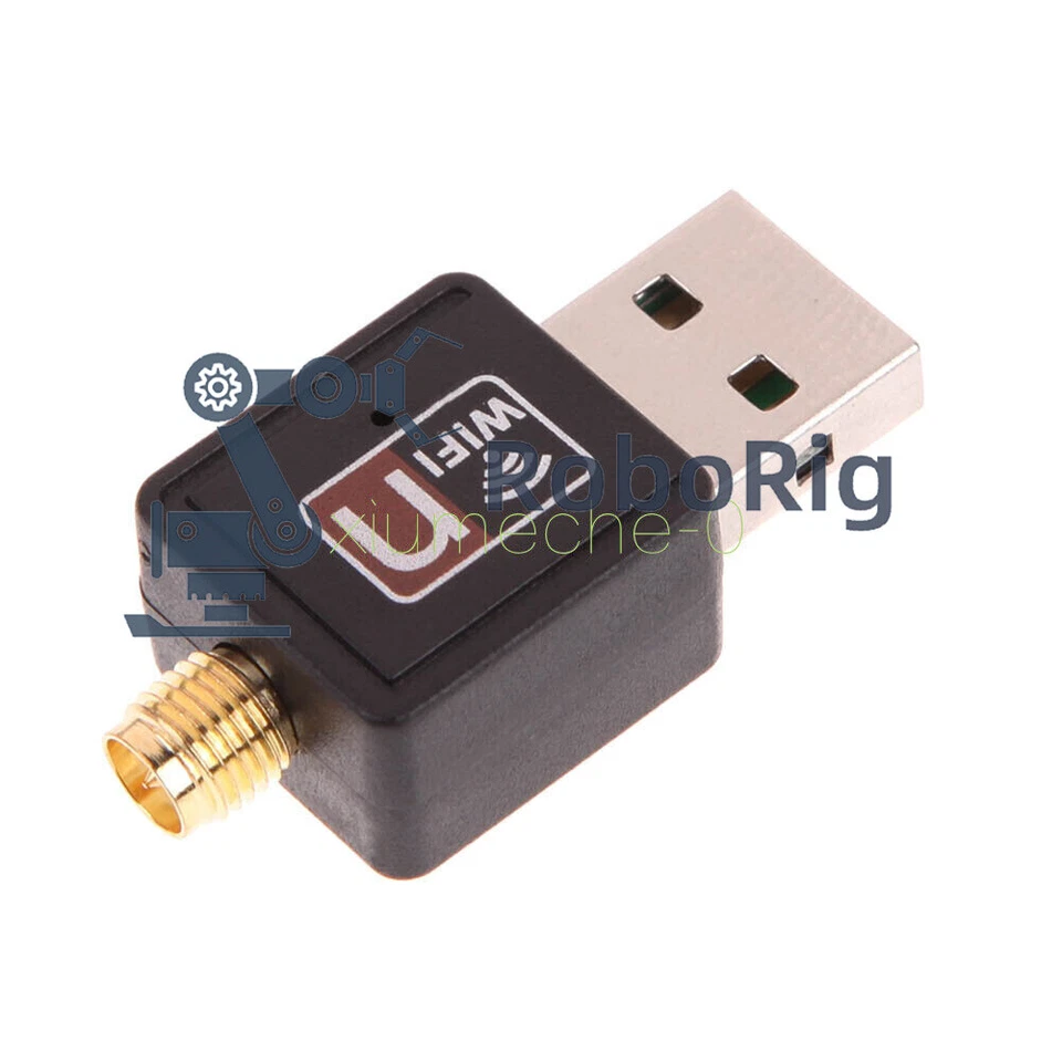 Mini 150Mbps USB WiFi Wireless Adapter Dongle LAN Card 802.11n/g/b w/Antenna - Image 2 of 3