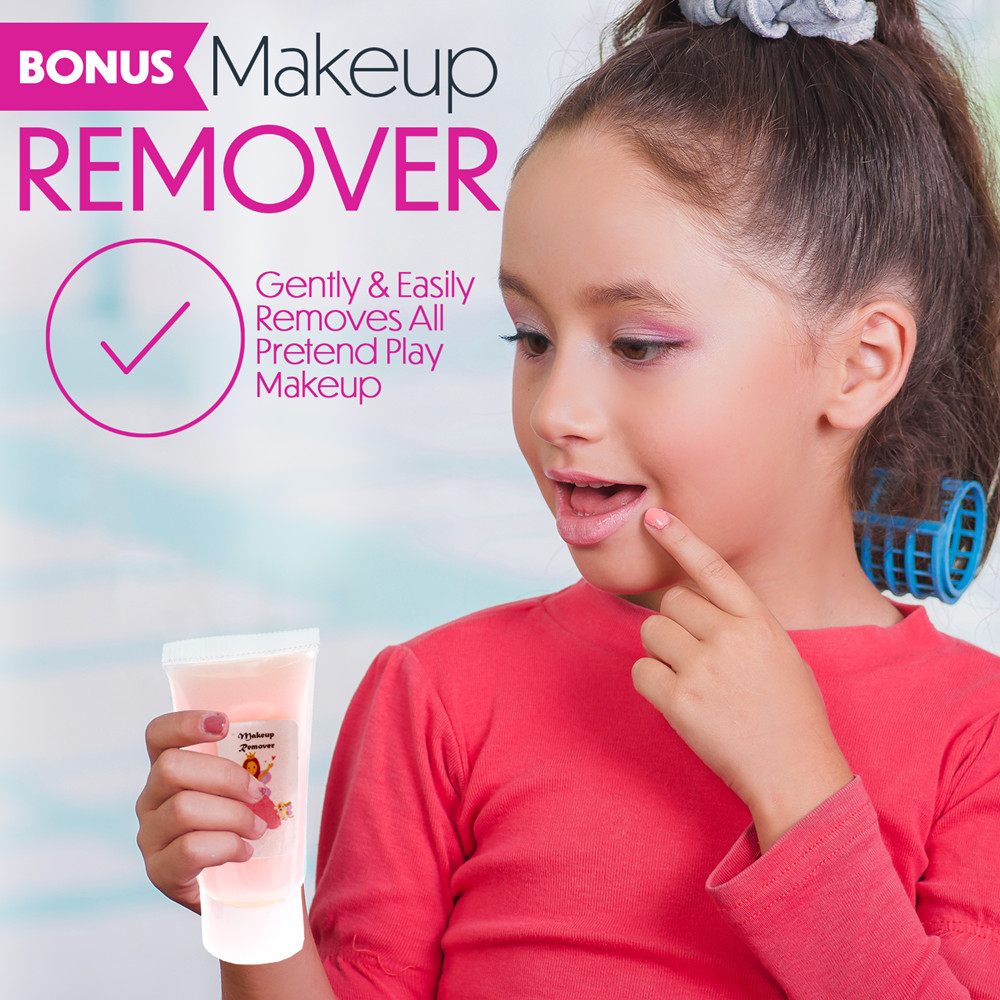 Kids Makeup Kit for Girl Make Up Remover Real Washable Non Toxic Princess Set