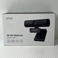 VAVA Webcam Model VA-VD020, 2K HD, 4X Zoom, Auto Focus, Tripod,New