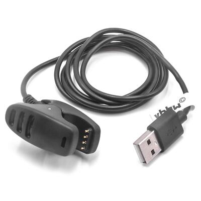 Ladekabel für Suunto Traverse GPS Outdoor Watch Dockingstation Schwarz