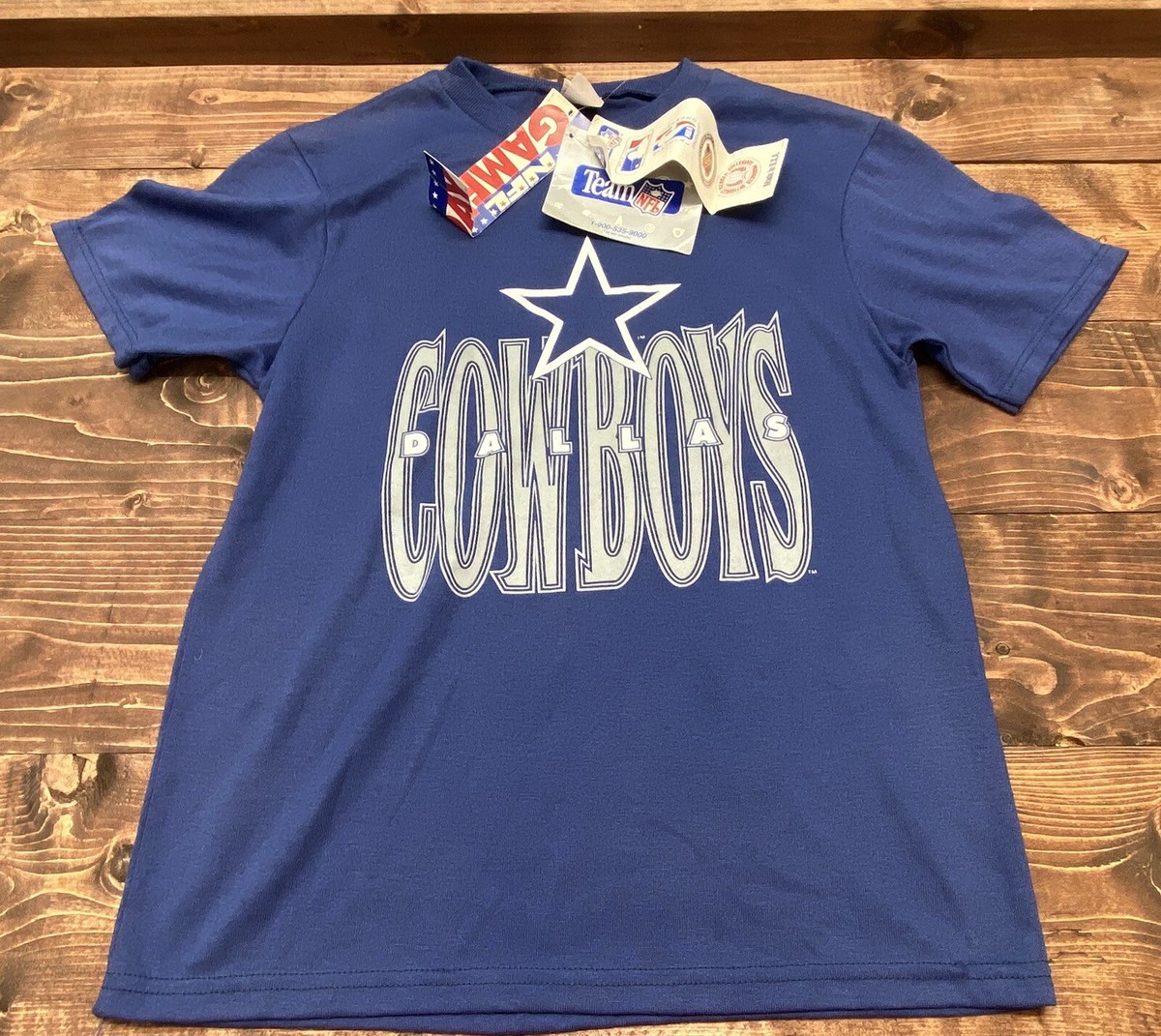 Vintage Dallas Cowboys T Shirt w/ Tags Garan - Childs L / Adult S