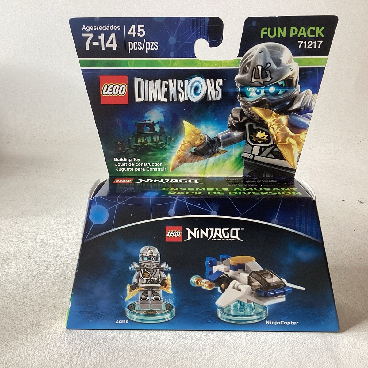 キング Ninjago Lego Dimensions Zane and Ninja Copter Fun Pack 71217