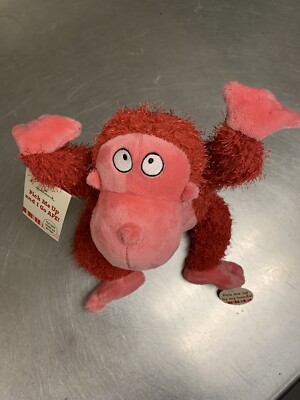 Hallmark Pick Me Up and I Go Ape Pink Ape Battery Operated Sings  Shout 