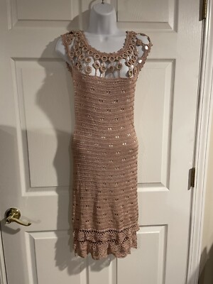 NWOT Venus rose crochet stretchy dress xs | eBay