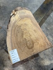 White Ash slab 2225, live edge slab, unfinished, free shipping