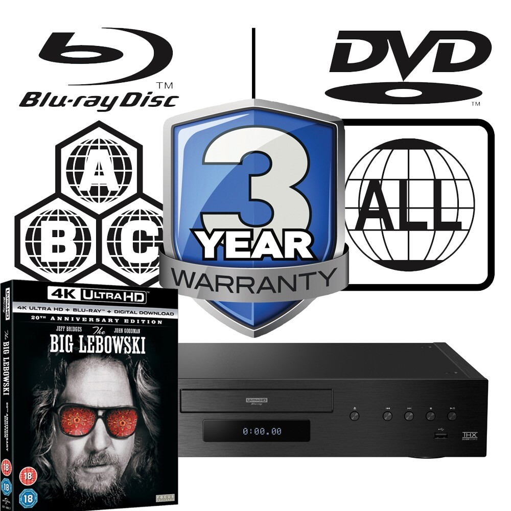 Panasonic Blu-ray Player DP-UB9000 All Zone MultiRegion 4K - The Big Lebowski