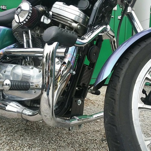 Protector de motor barra de choque de carretera para Harley Sportster Iron 883N XL 1200 2004-up - Imagen 31 de 45