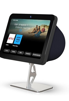 Metallständer Arbeit für Echo Show 8 (3. Gen), einfach kippen Sie Ihre Echoshow 8 nach vorne