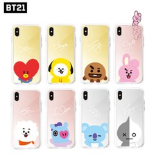BTS BT21 Official Authentic Goods Mirror Case for iPhone / Galaxy 8Characters