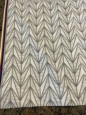 Soft texture grey/ white fabric. Contemporary print. 7 pieces . 8 yds/30 in wide