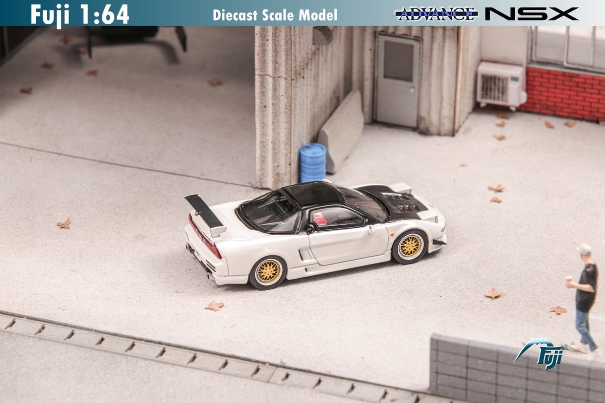OCT 2024 FUJI Honda NSX Mk1 NA1 Japan Modified White Carbon OCT 2024 FUJI Honda NSX Mk1 NA1 Japan Modified White Carbon