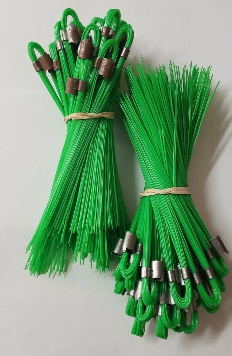 Stake Whiskers 6" Green 2-25 piece bundles (50pcs) For Survey Construction