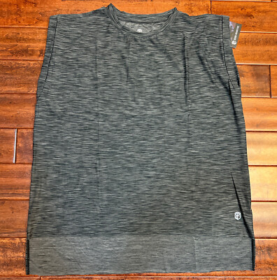 Born Primitive Muscle Tee Sleeveless Shirt Women s XL Gray Heather Tank Top New!