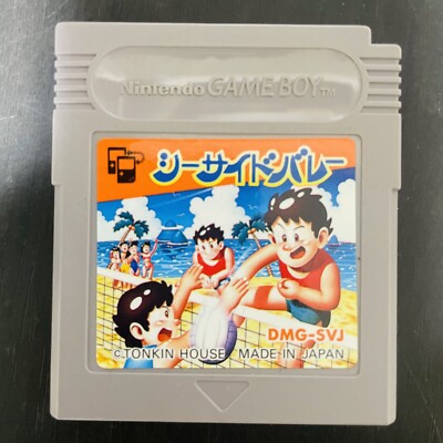 Seaside Volley Nintendo Game Boy Tonkin House 1989 Japanese Version Volleyball