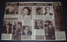 HOLLYWOOD STARS - CARY GRANT - INGRID BERGMAN - DEBORAH KERR - LANA TURNER 42445