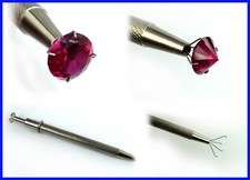 Pick-Up Tool Holder Tweezer Jewelry 4.5" New Prong Diamond/Gemstone