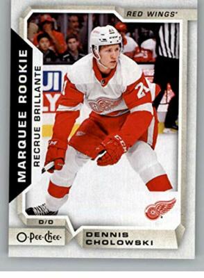 2018-19 O-Pee-Chee Update Marquee Rookie #633 Dennis Cholowski - Detroit Red W