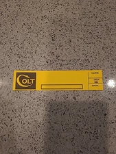 Colt Factory Original Blank Service Label For Side of Boxes