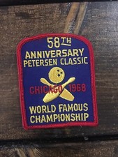 58th Anniversary Petersen Classic Bowling World Famous Championship Patch 1968
