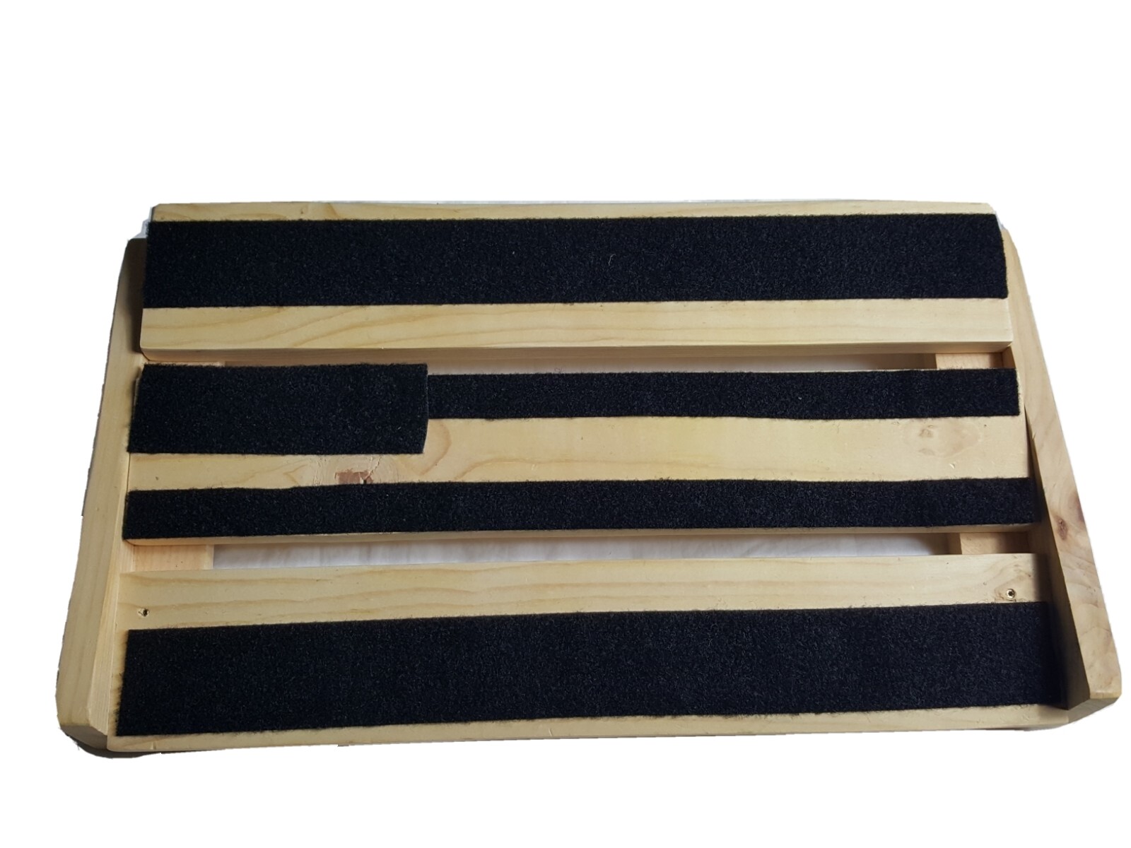 Guitar Effects Pedal Board, Wood  Platform Stand  20.5