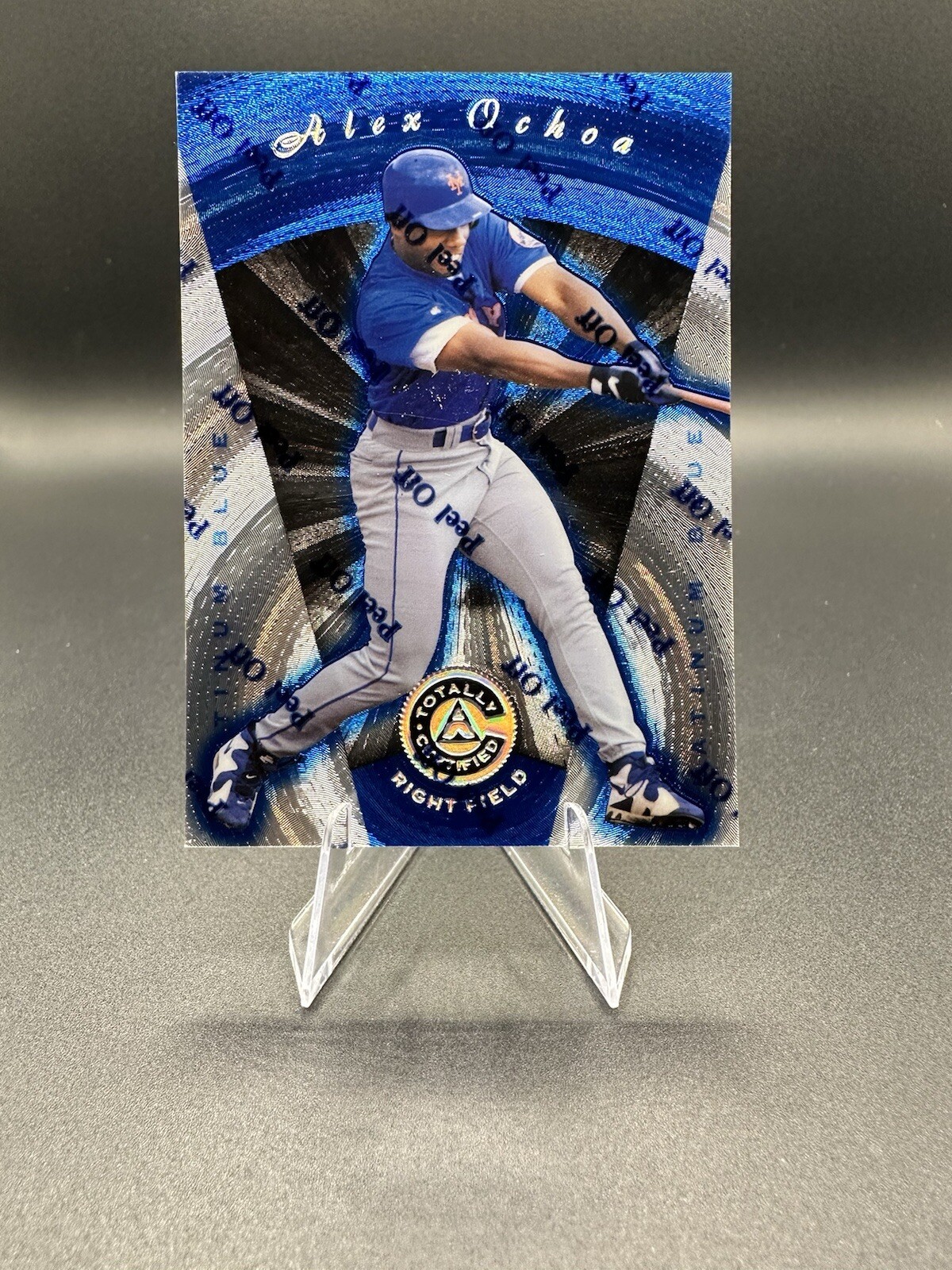 1997 Pinnacle Totally Certified - Platinum Blue #72 Alex Ochoa /1999