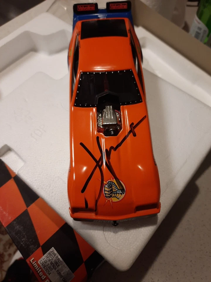 1978 Monza Orange John Force  Brute Force Action 1:24 Diecast Funnycar #3079of5k - Image 2 of 4