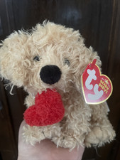 Ty Beanie Baby LOVESME Dog Valentines Plush Stuffed Animal Toy Vintage Ty NWT