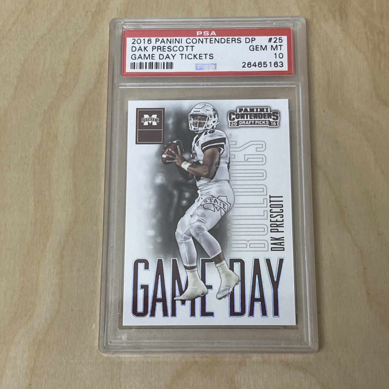 Dak Prescott Panini Contenders Draft Picks Passing Grades #7 Base