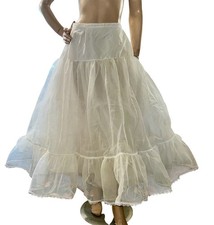 Crinoline Slip Petticoat Full Length Wedding Steampunk Cosplay Reenactment L