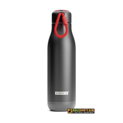 Zoku 25oz Borraccia Acciaio Black   Isolamento 70h freddo 15h caldo
