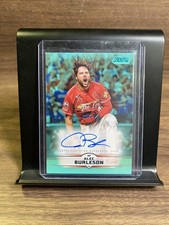 2025 Topps Stadium Club Alec Burleson One Card Autograph Turquoise /99 Cardinals