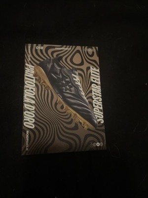 Pantofola D oro Superstar Elite Fußballschuh Karte Sammlerstück Limited Edition