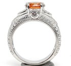 3CT  Padparadscha 925 Sterling Silver Ring Sz 8 L1-6 — photo 3