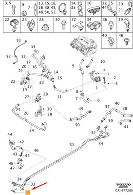 VOLVO XC40 Kühlsystem elektrische Antriebsstranghalterung 32208565 NEU ORIGINAL