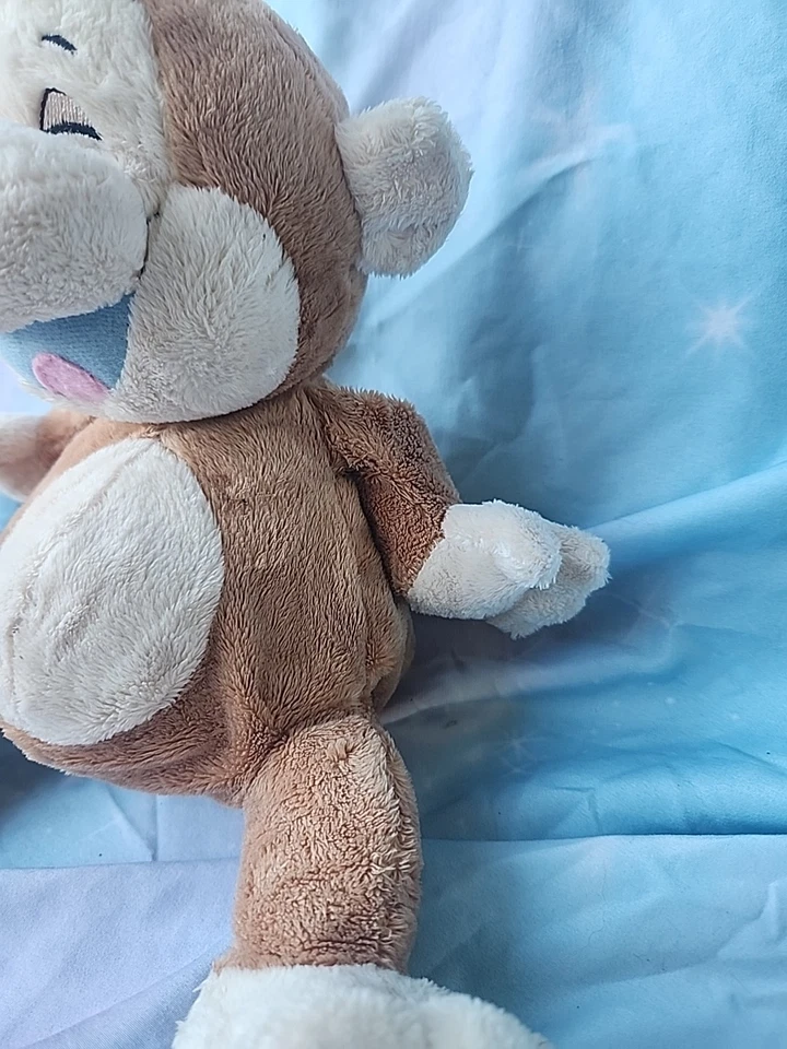 2008 Nuby Luv n’ Care Tickle Toes Monkey Plush Stuffed Animal Laughs Giggles - Image 4 of 4