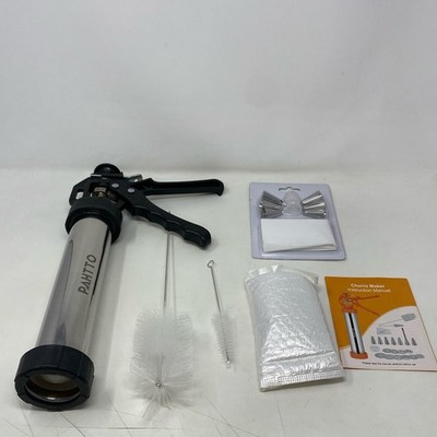 PAHTTO Stainless Steel Churro Maker Gun Kit, 14in, Silver/Black