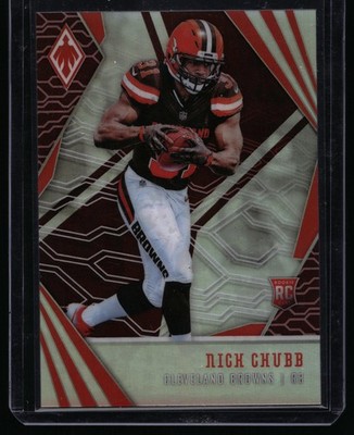 2018 Panini Phoenix #113 Nick Chubb Red #/299 RC SP