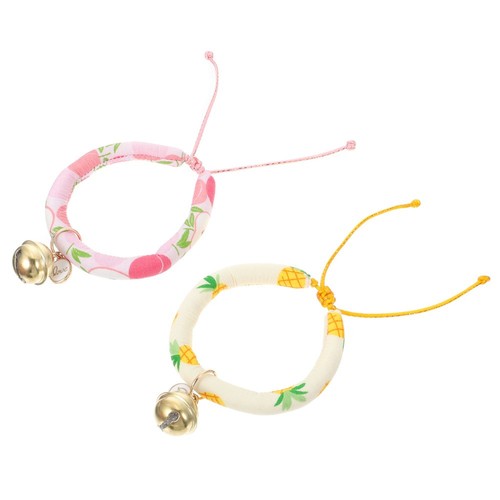 2 Pcs Pendentif Décoratif Porte-clés Charmes Collier Pour Animaux