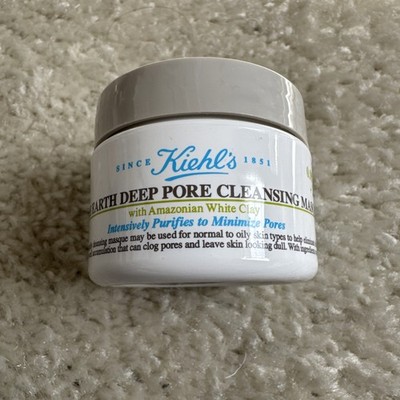 Kiehl's Rare Earth Deep Pore Cleansing Masque - 0.95 Fl Oz 28ml Genuine Mask