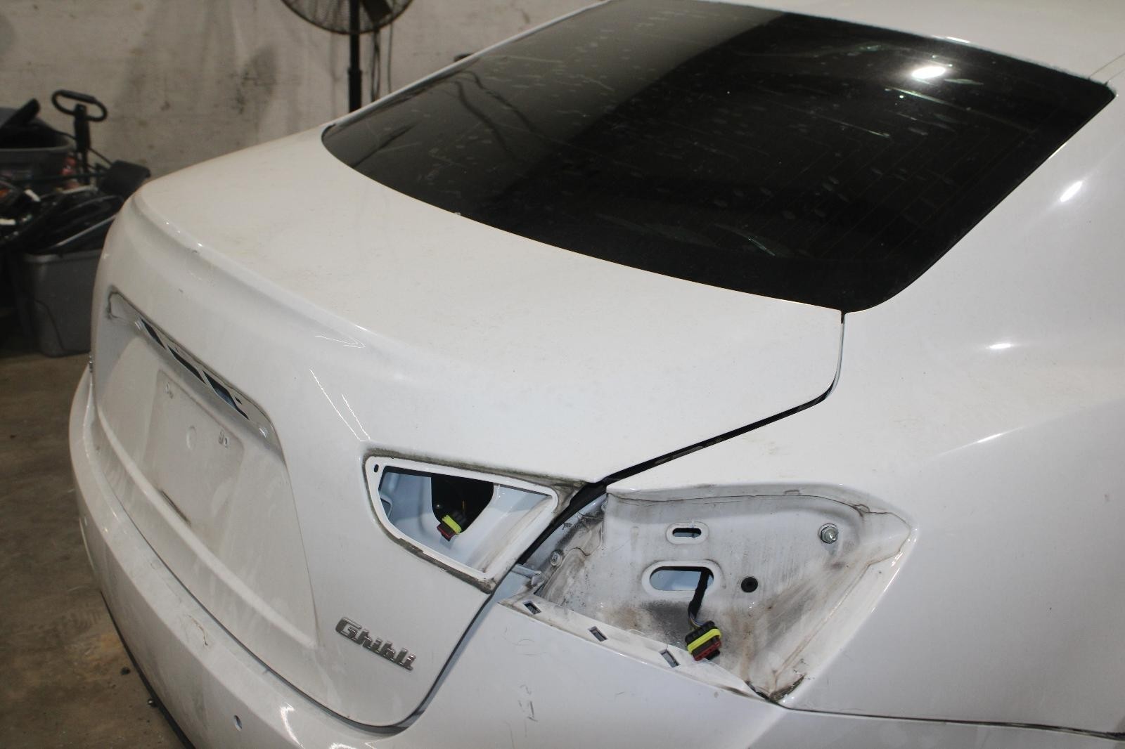 Maserati Ghibli 2014-2017 Rear Trunk lid White