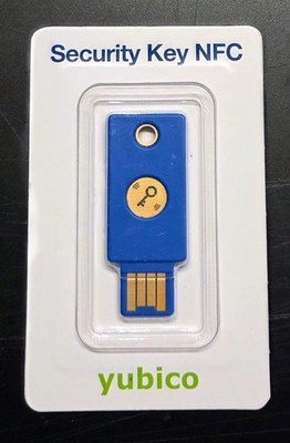 Yubico FIDO Security Key NFC USB-A Two Factor Authentication FIDO U2F and FIDO2