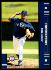 Francisco Cordero 2005 Playoff Prestige #43 Rangers MLB READ FREE SHIPPING