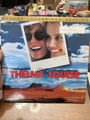 Thelma & Louise Laserdisc movie Geena Davis letterbox edition 2 Laser Discs Used