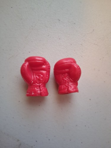 Vintage Rocky III Action Figure Red Boxing Gloves